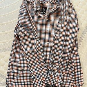 Men’s Johnston & Murphy Multicolor Checkered Shirt